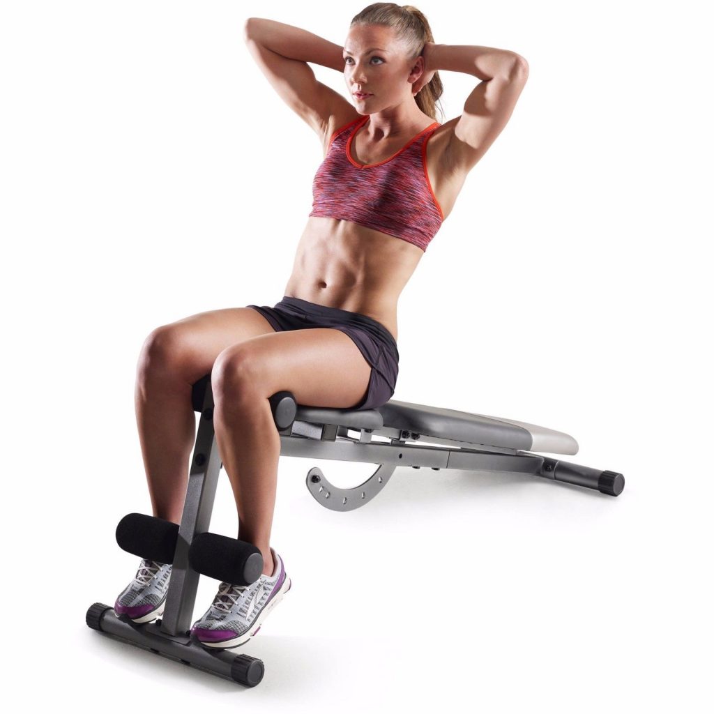 Workout Fitness Gold's Gym XR 5.9 Adjustable Slant Weight Bench Home